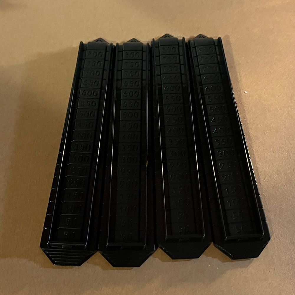 Monopoly Empire Gold Edition lot 4 towers Black Replacements parts